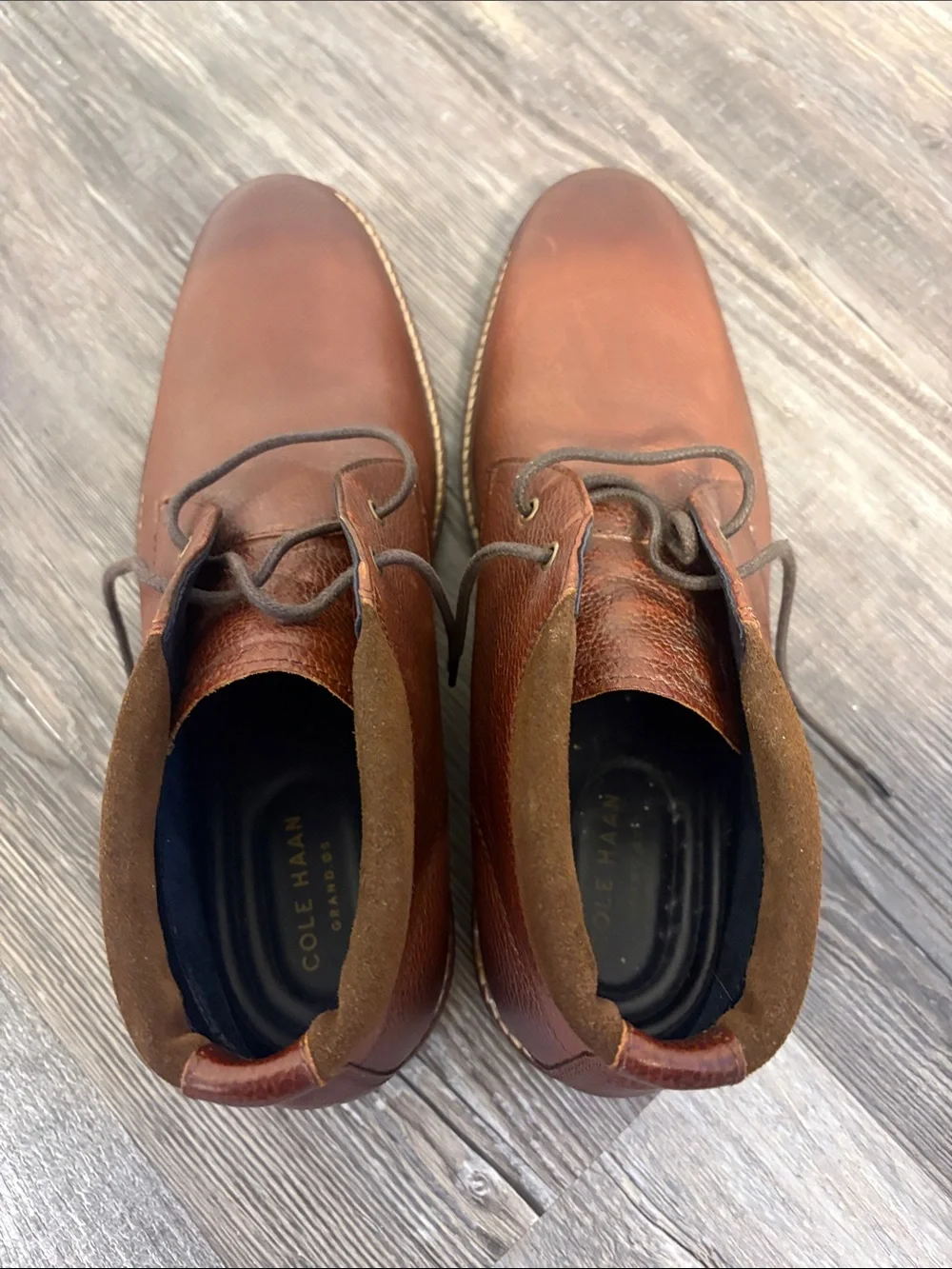 Cole Haan Men's Brown Leather Chukka Boots (Like New!)
